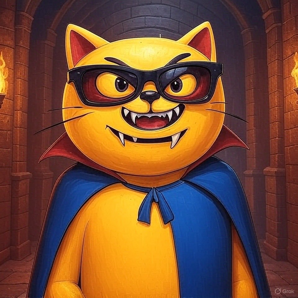 Mog has turned full vamp 🤣🤣🤣