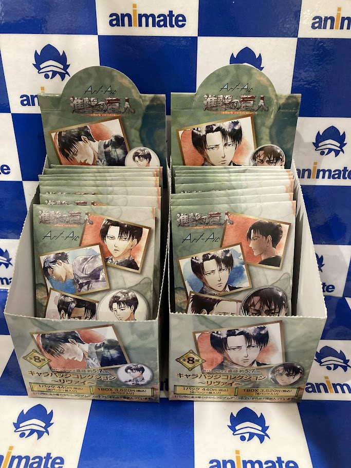 🧩グッズ入荷情報🧩】 『進撃の巨人』 ・キャラバッジコレクション