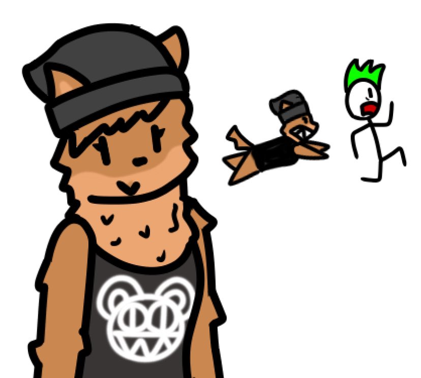 Hey everyone! Hope ya’ll had a wonderful day, first fanarts coming back are for my friend Mia and Roxy! They’re both really unique and talented artists, check them out and show them some support, love you both, you’re awesome! 💚
<a href="/Mozz_Left/">MC.Vi</a> 
<a href="/roxbianne/">roxy</a>