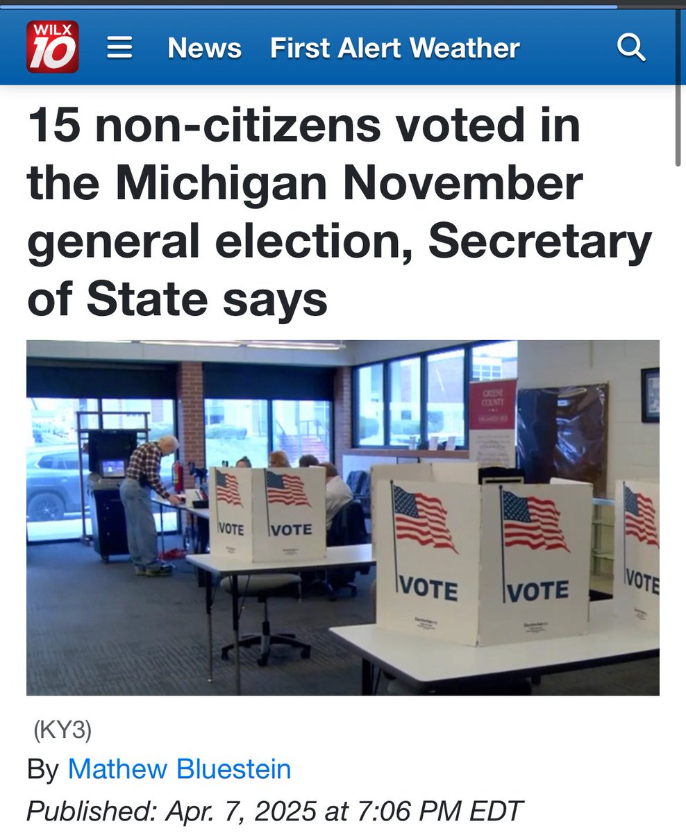 Is Sen <a href="/darrincamilleri/">Darrin Camilleri</a> okay with <a href="/JocelynBenson/">Jocelyn Benson</a>’s handling of the 2024, election? 

At least 15 non-citizens voted in our election with Benson leading the SOS.