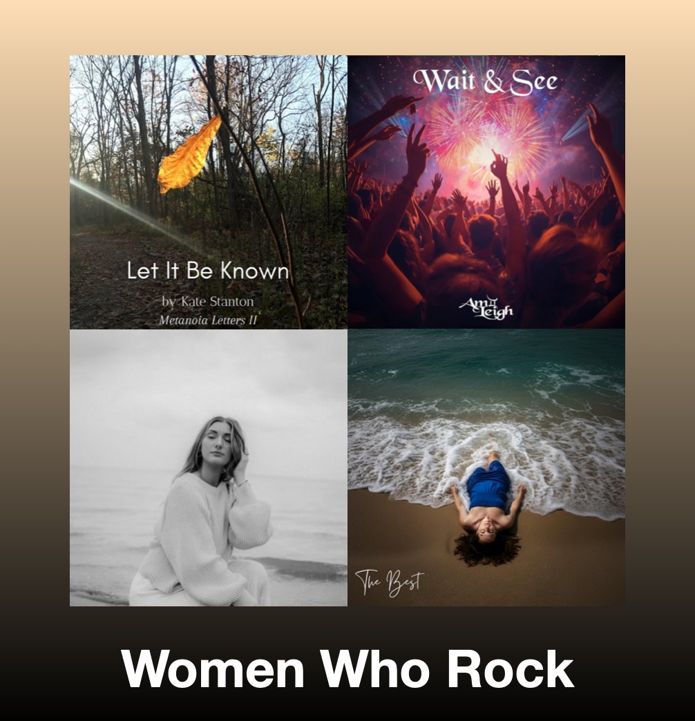 NEW #WomenWhoRock a multi-genre playlist Vol.212 with the best #newmusic

<a href="/KateStantonSing/">Kate Stanton</a> Let It Be Known
<a href="/amileighmusic/">amileighmusic</a> Wait &amp; See
<a href="/AlyssaMayMusic/">ALYSSA MAY</a> Trouble Moving On
<a href="/SLloydMusic/">Samantha Lloyd</a> The BEST
+MORE

#Spotify
rb.gy/q4qsxn

#NewMusic2025 #MultiGenre