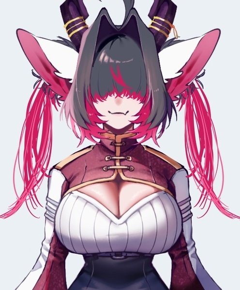 両目隠れてるのも結構いいんじゃないですかね 