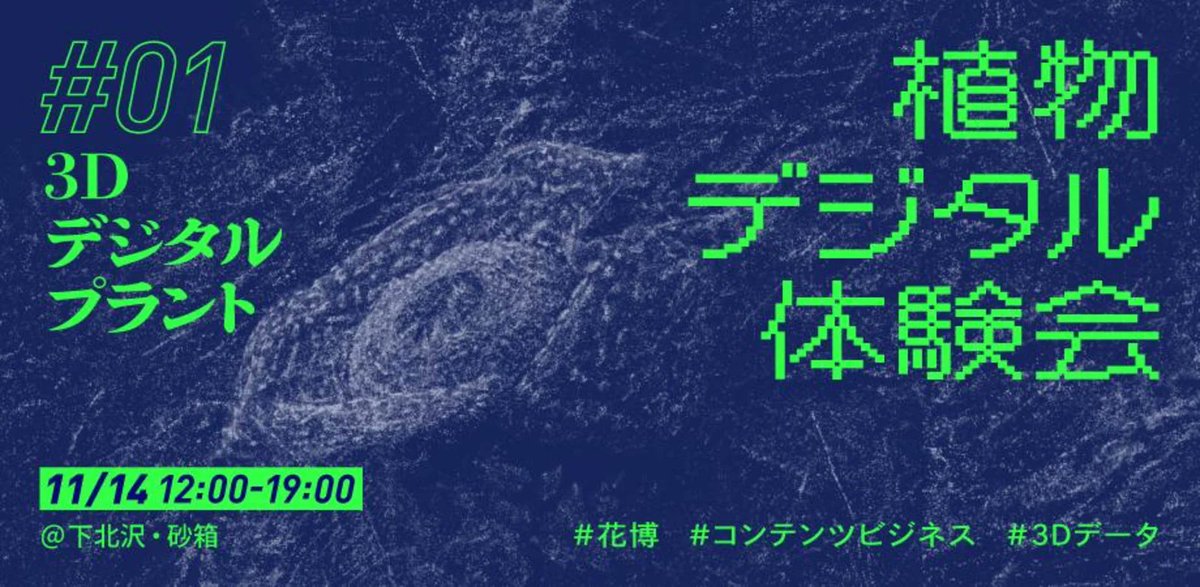 chizaizukan's tweet photo. 「植物デジタル体験会 #01」のテーマは「3Dデジタルプラントから植物体験の未来を考える」。

2027年に開催される花博に向け、自然とテクノロジーの融合を探る新しい取り組みとして実施される。 
https://t.co/BEQwl1bfDO
@hellokonel @sunabako_jp  
https://t.co/dU9TBcORGz https://t.co/eRvc9FDl6E