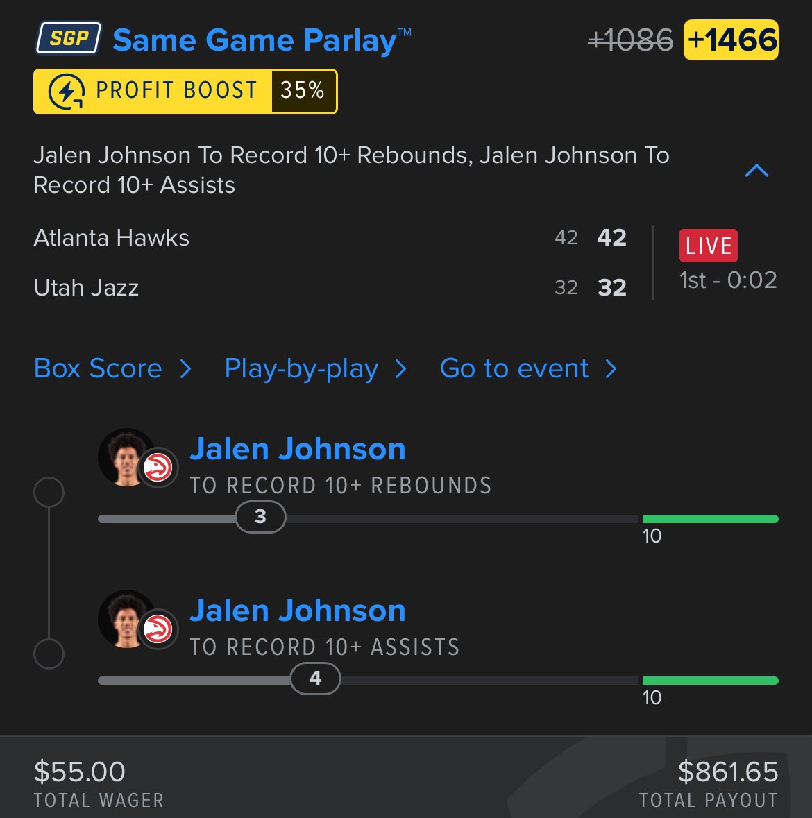 ZTPBets's tweet image. $50 to a follower that LIKES &amp;amp; RT’s once Jalen finishes the job. 👀

Posted in —&amp;gt; linktr.ee/ztpbets