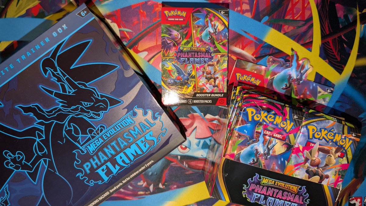 I'm ready to dive into the new <a href="/PokemonTCG/">Pokémon TCG</a> set, Phantasmal Flames &amp; build new decks with new Mega Pokémon, like Mega Sharpedo, Lopunny, Gengar &amp; of course Charizard X! Expect new decks &amp; gameplay on my channels soon!

Fantastic #gifted_product from TPCi, thanks again!