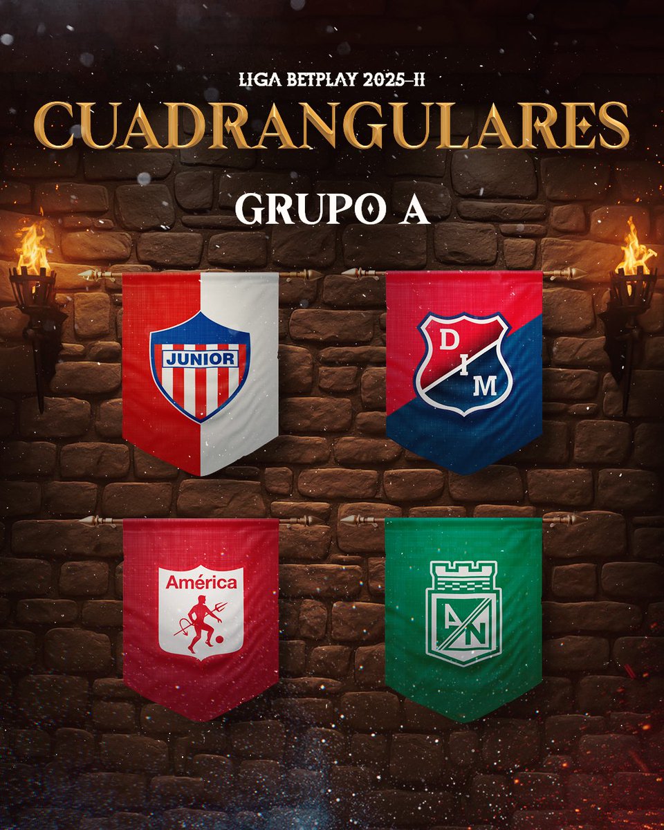 JuniorClubSA's tweet image. 🔥🦈 ¡TODO LISTO!
Quedó definido nuestro grupo para los cuadrangulares semifinales.  

#VamosJunior