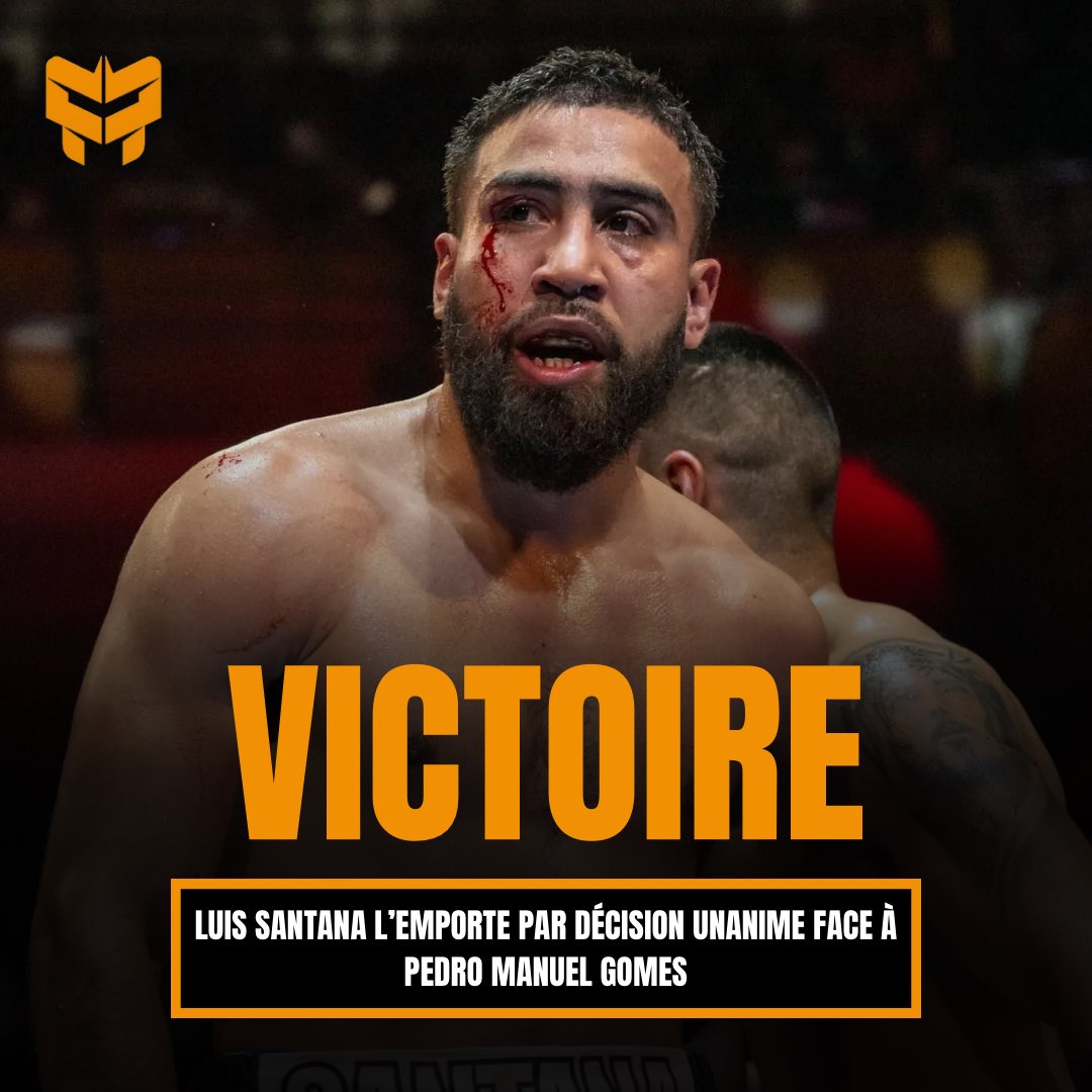 LUIS SANTANA L’EMPORTE FACE À UN ADVERSAIRE MALCOMMODE💥

Face au coriace portugais Pedro Manuel Gomes, Luis Santana l’a emporté par décision unanime des juges (98-92, 96-94 X 2). 

#ButlerFondjo | #CanadaFighting