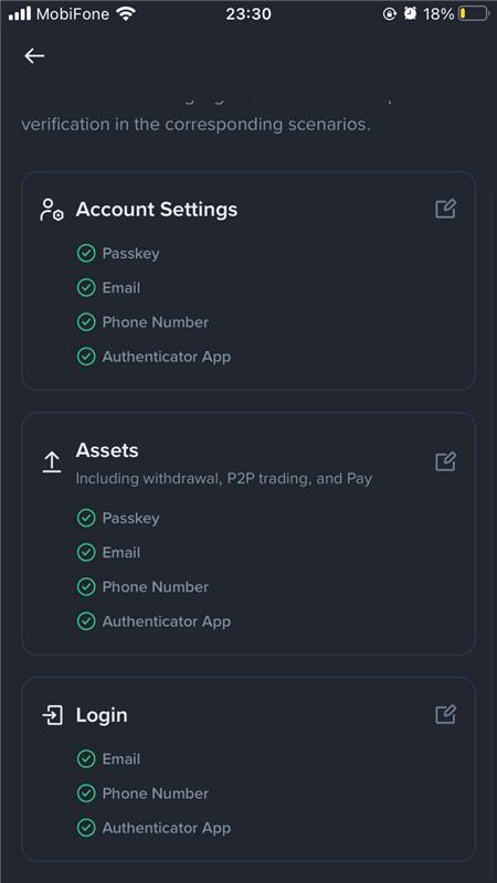 GFIResearch's tweet image. Giải pháp 3 lớp bảo mật – &quot;Không để trứng vào một giỏ&quot; Tách biệt hoàn toàn các lớp bảo mật.

Bước 1: Bật Passkey (Face ID + Vân tay) – Lớp khóa vật lý
Vào Tài khoản → Bảo mật → Passkey
Bật Face ID / Vân tay (iPhone thì dùng iCloud Keychain).
Lưu ý: Passkey…
