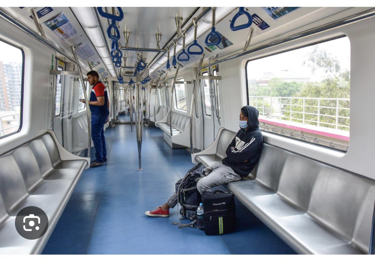 <a href="/OfficialBMRCL/">ನಮ್ಮ ಮೆಟ್ರೋ</a> Sirs. Why can’t we have seating with some respect for space? Passengers are constantly nudging each other. 

The metallic seats are not comfortable to sit. They make you slide when the train accelerates or brakes. Fellow passengers keep leaning on each other. We