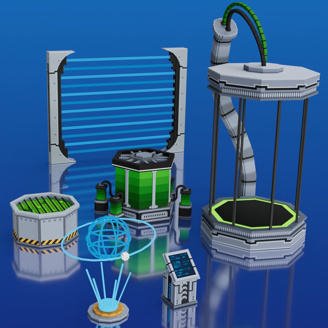 Reizalyn_VoxArt's tweet image. Sci Fi 🤖
Made with @VoxEdit
Rendered using @ltrender3d
#VoxEditWeekly #VoxelArt #3D