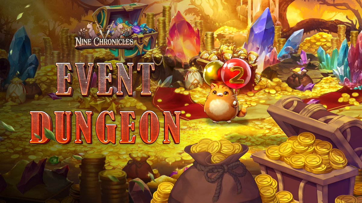 NineChronicles's tweet image. 🎉 The 2nd Anniversary Event Dungeon is coming soon!

You know what that means... 👀

Gear up, adventurer! It’s about to rain rewards like never before. 💰
