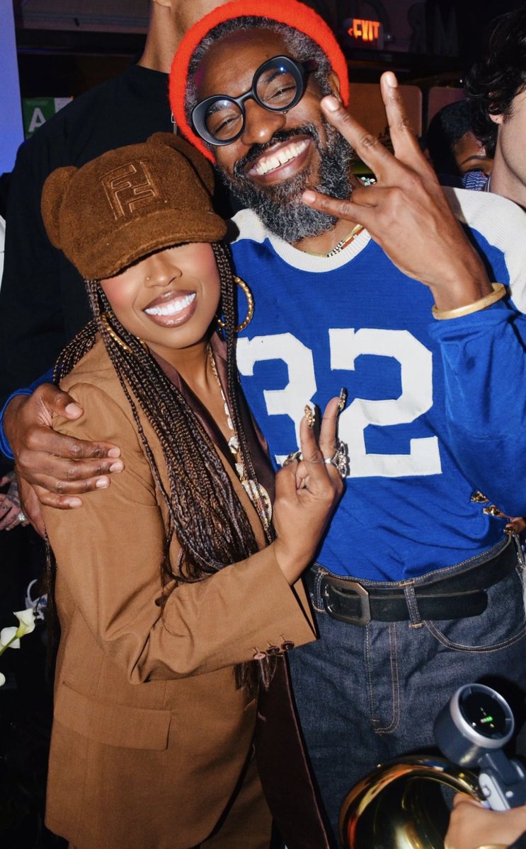 brooklynrwhite's tweet photo. Two legends. Missy and Andre. https://t.co/kOJxbIwE8D