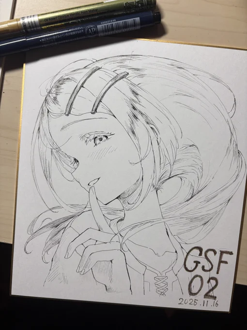 色紙 篠澤広さん…

あらためて本当に難しいキャラデザ 