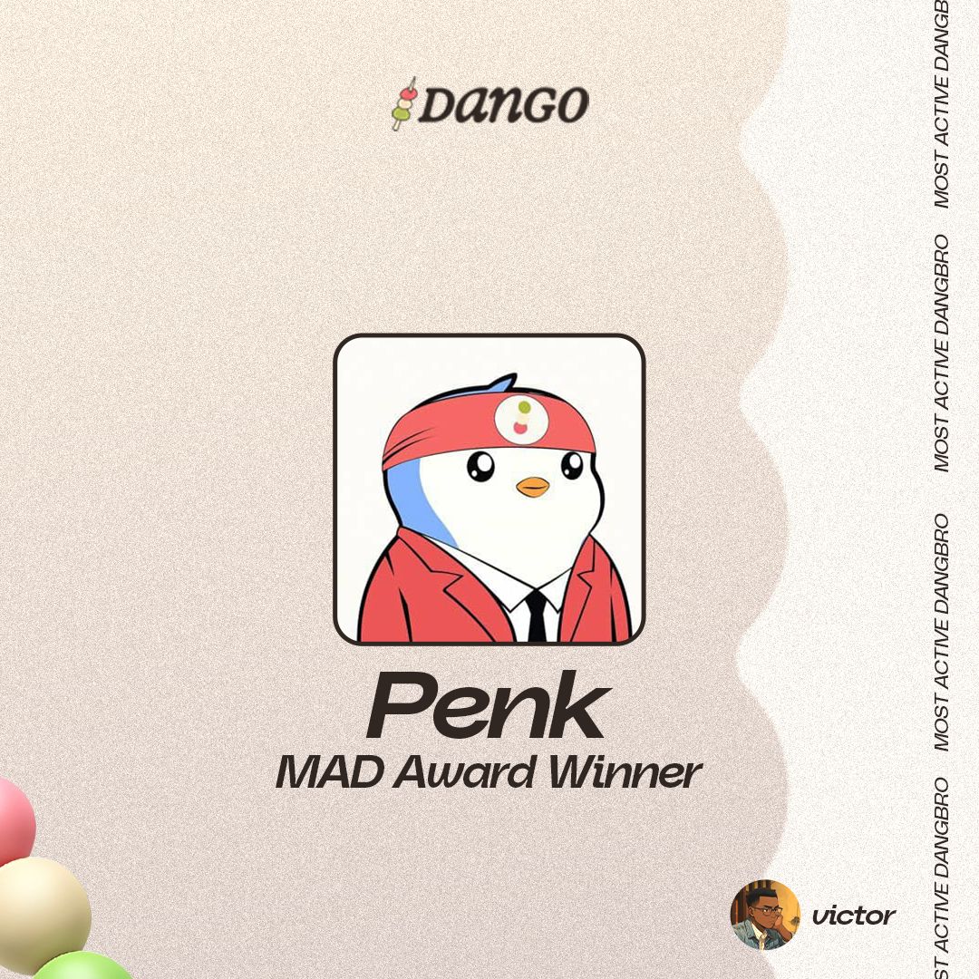 votes are in...

same dangbro takes it again🍡

looks like <a href="/2punk_eth/">Penk 🍡</a> won't be featured on this MAD award next time 😅

great shoutout to 

<a href="/valgregoryyy/">VaL greGory 🍡</a> 
<a href="/ABMF01/">Abdul 🍡</a> 
<a href="/kkksoop/">KK(❖,❖)🍡.edge🦭</a>