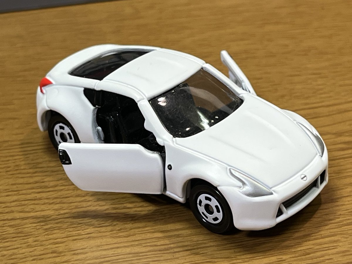 幼稚園オリジナルトミカ - 日産フェアレディZ (ホワイトトミカ ver