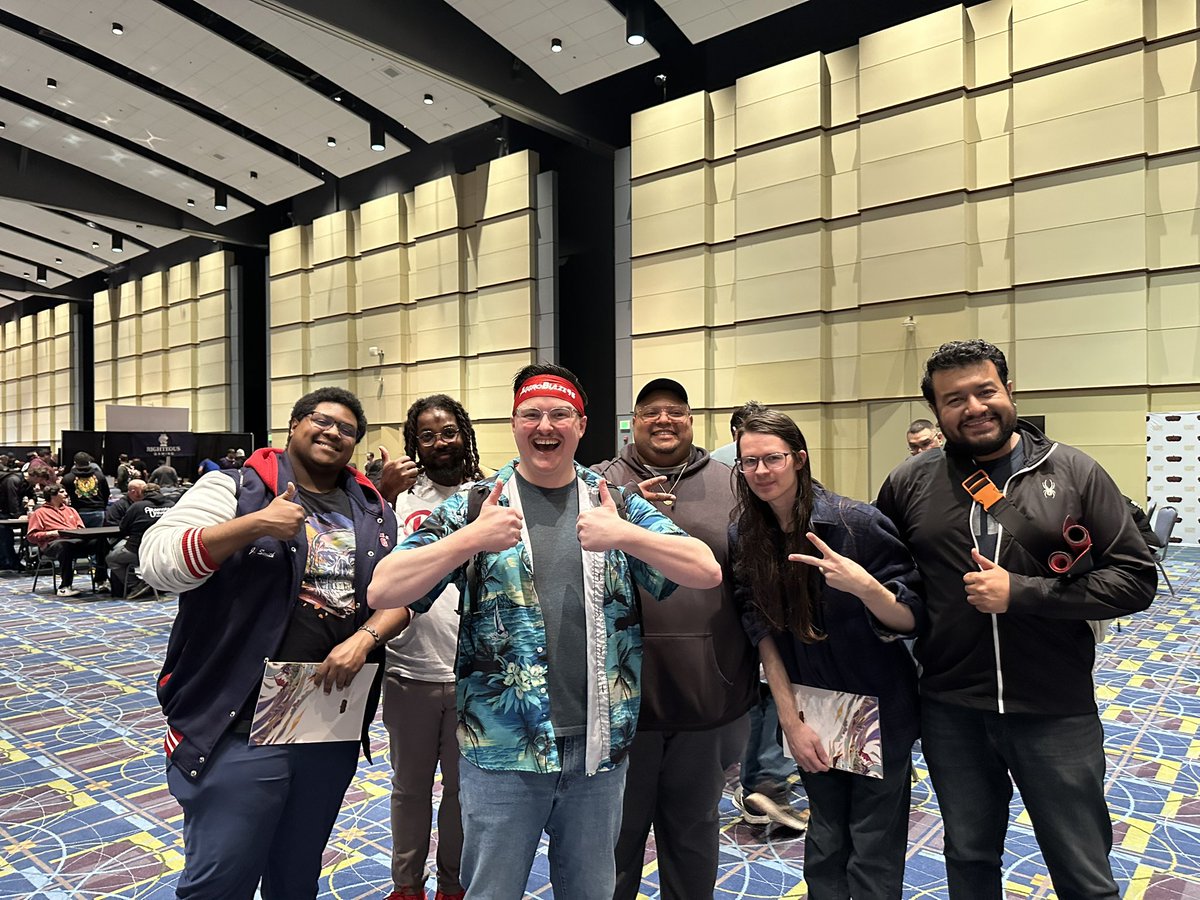 Day 0 of #fabtcg worlds! Got some pics with some of our favorite players/creators! Can’t wait for day 1! Hoping to get my gravy cards signed!