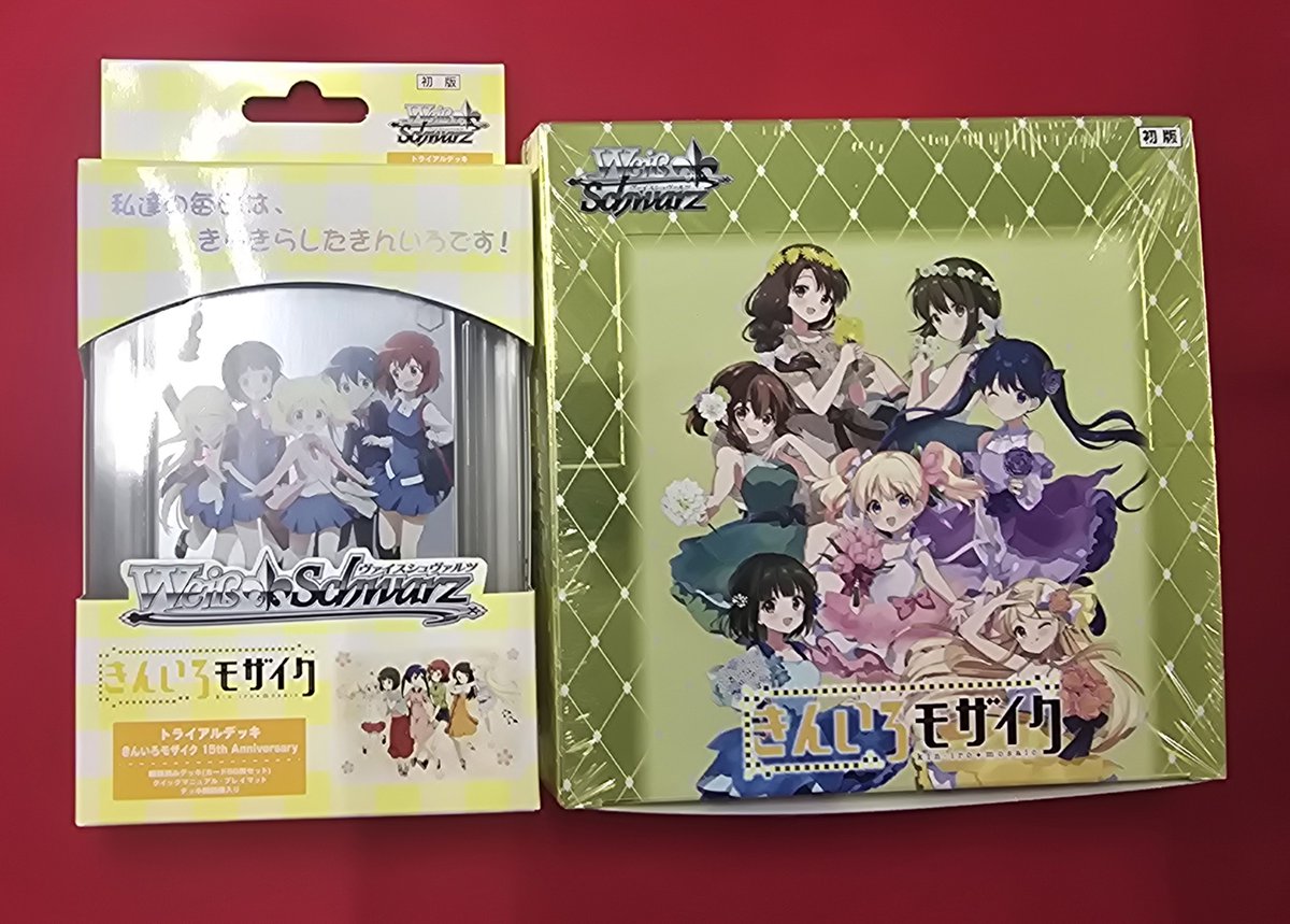 ヴァイスシュヴァルツ きんいろモザイク 未開封 3BOX 新製品情報