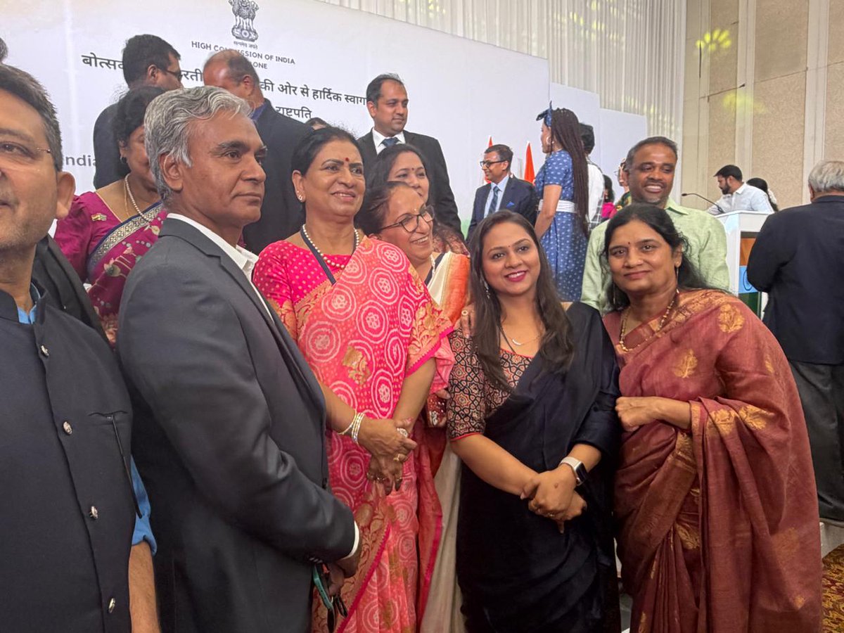 Joined the Indian community gathering in Botswana. It was a pleasure interacting with fellow Indians living here and sharing warm moments together.