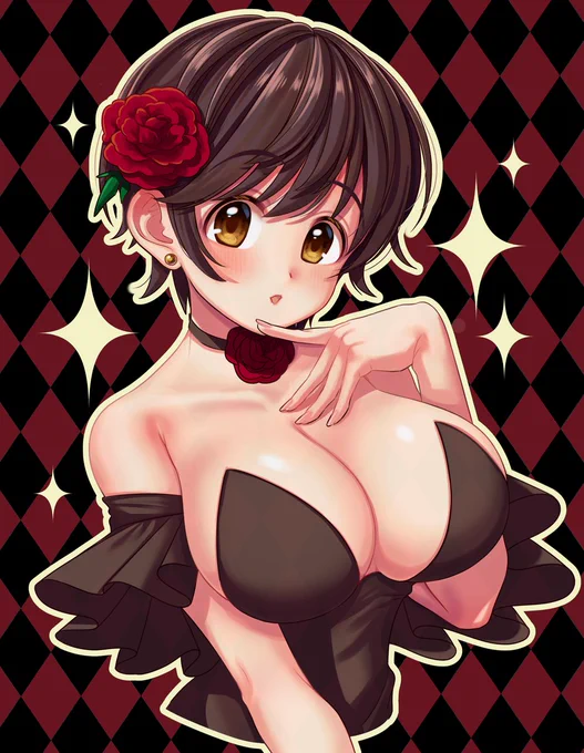 105cmらしいです… #及川雫 #金曜イラスト