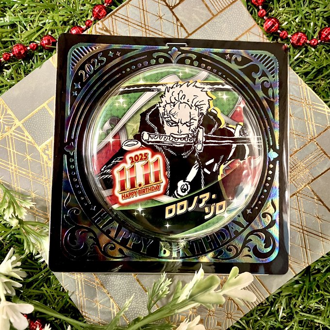 再入荷】原画商品 バースデイ缶バッジ ロロノア・ゾロ 550円（税込