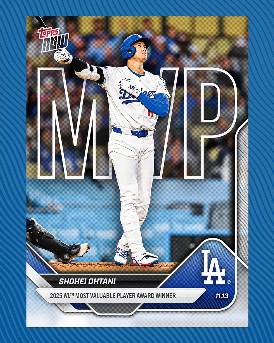 大谷翔平さんMVPのTopps Now、記念に買いますとも