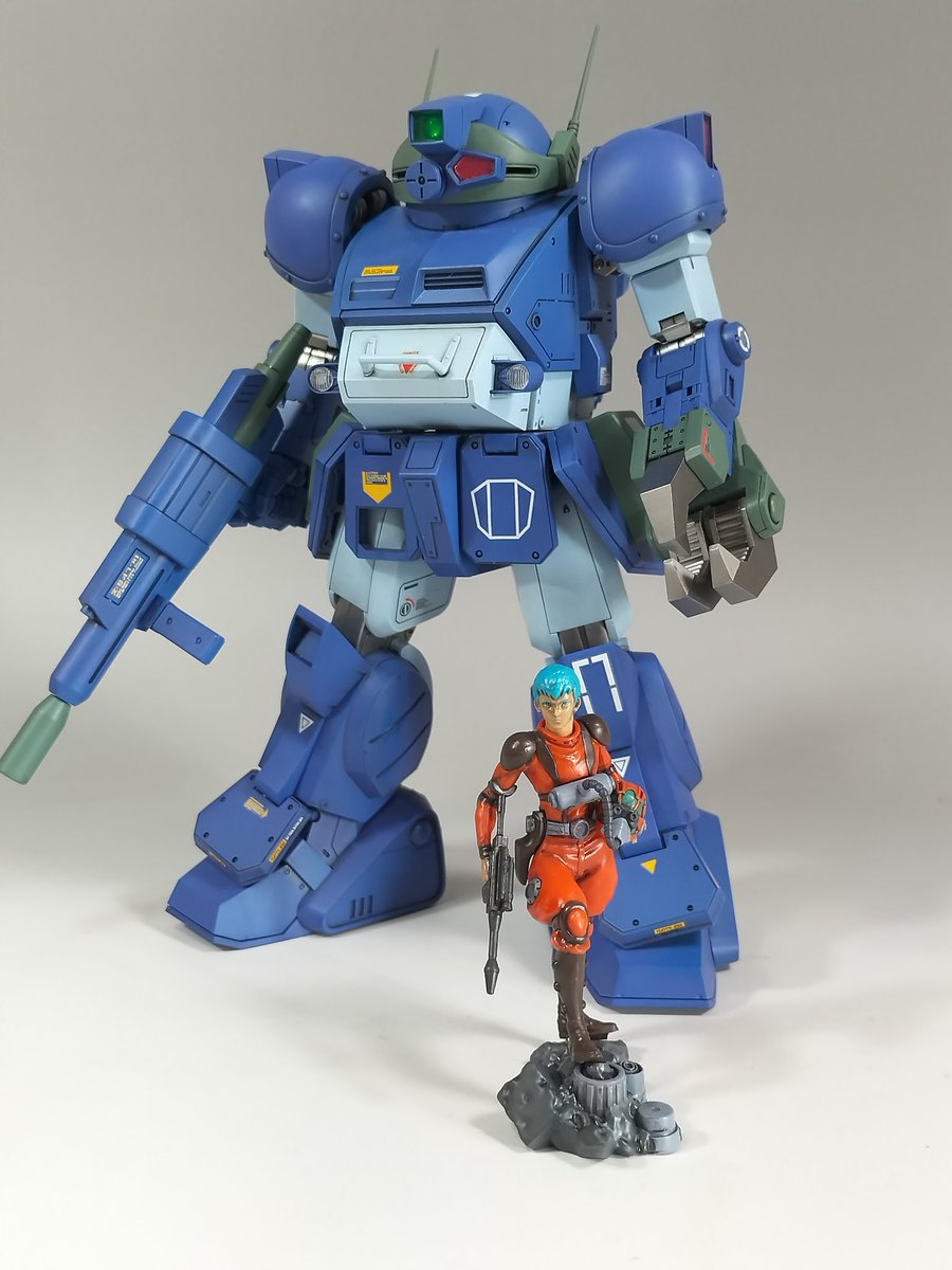 hidekai303's tweet image. ラビドリードッグ完成！
このシリーズは作りやすくて良いですね～
ただ、ハッチ開閉ヒンジが壊れやすいので注意⚠️

#プラモデル 
#ボトムズ