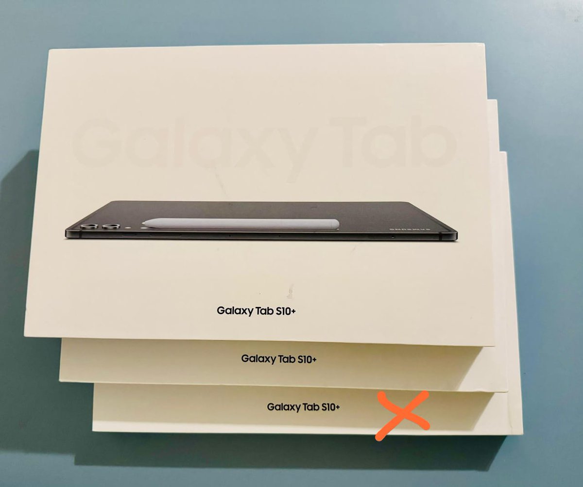NurayynX's tweet image. Samsung Galaxy Tab S10+
12GB RAM 
256GB
WiFi 
Brand New Sealed 

₦1,100,00K Firm.

#GalaxyTabS10Plus #SamsungTab #PremiumTablet #CreativeTech #TabDeals #TechNigeria