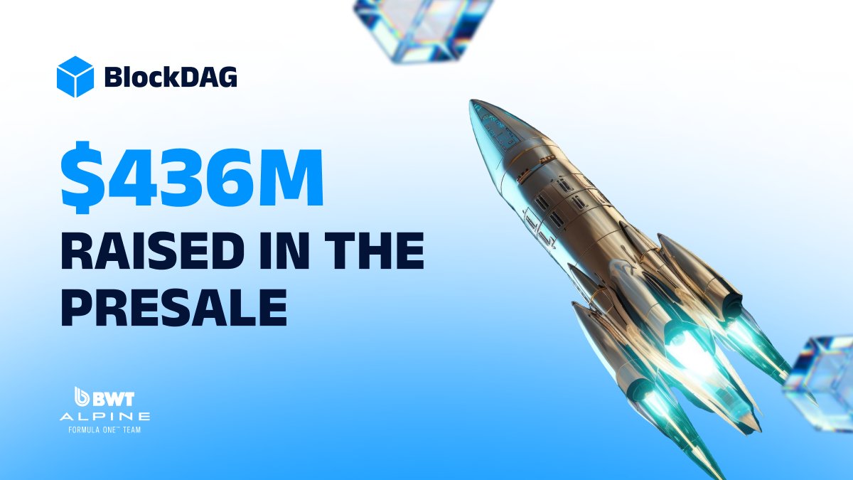 blockdagnetwork's tweet image. $436 MILLION RAISED IN THE PRESALE!

The presale isn’t slowing. It’s accelerating.
This isn’t momentum, it’s a full-scale takeover.

Every new wallet fuels the fire.
You didn’t miss it. You arrived at the perfect moment.

🔥 Act bold.
⚡️ Move now.

👉 purchase3.blockdag.network…