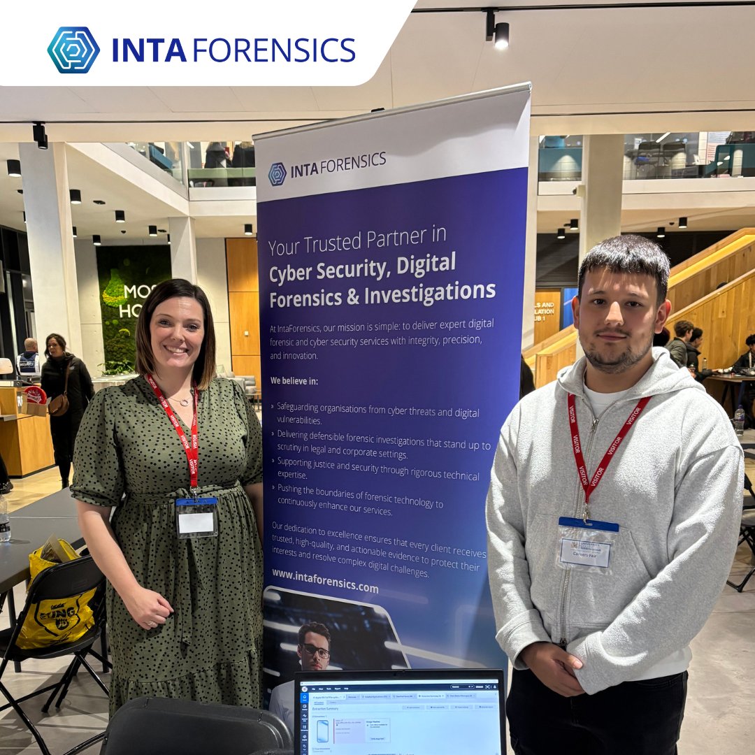 IntaForensics's tweet image. We attended the careers fair at @UCBofficial this week.

This event was a great opportunity to connect with individuals considering future careers in digital forensics and cyber security✨

#DigitalForensics #CyberSecurity #FutureTalent #CyberCareers