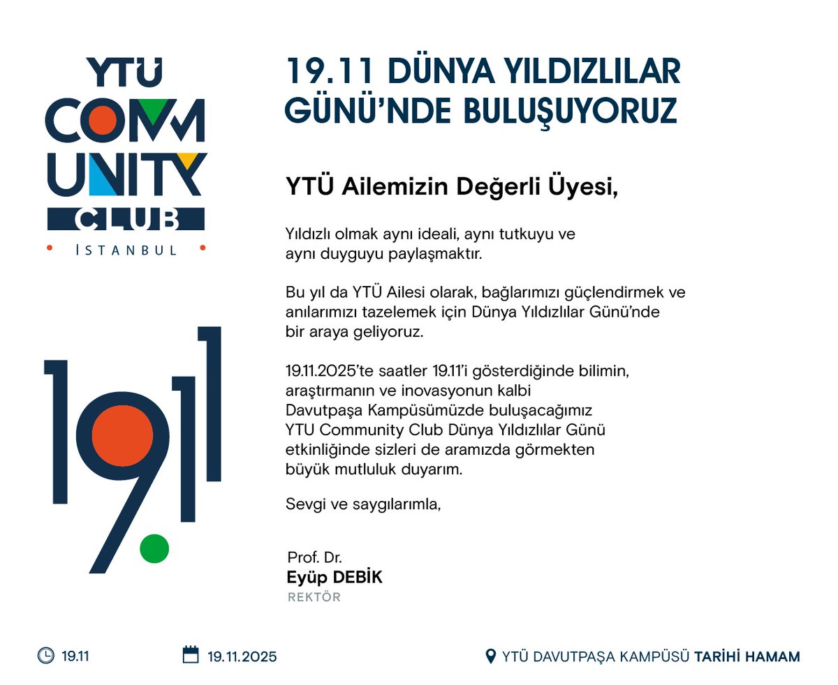 YTÜ Elektrik Mühendisliği Bölümü tweet media