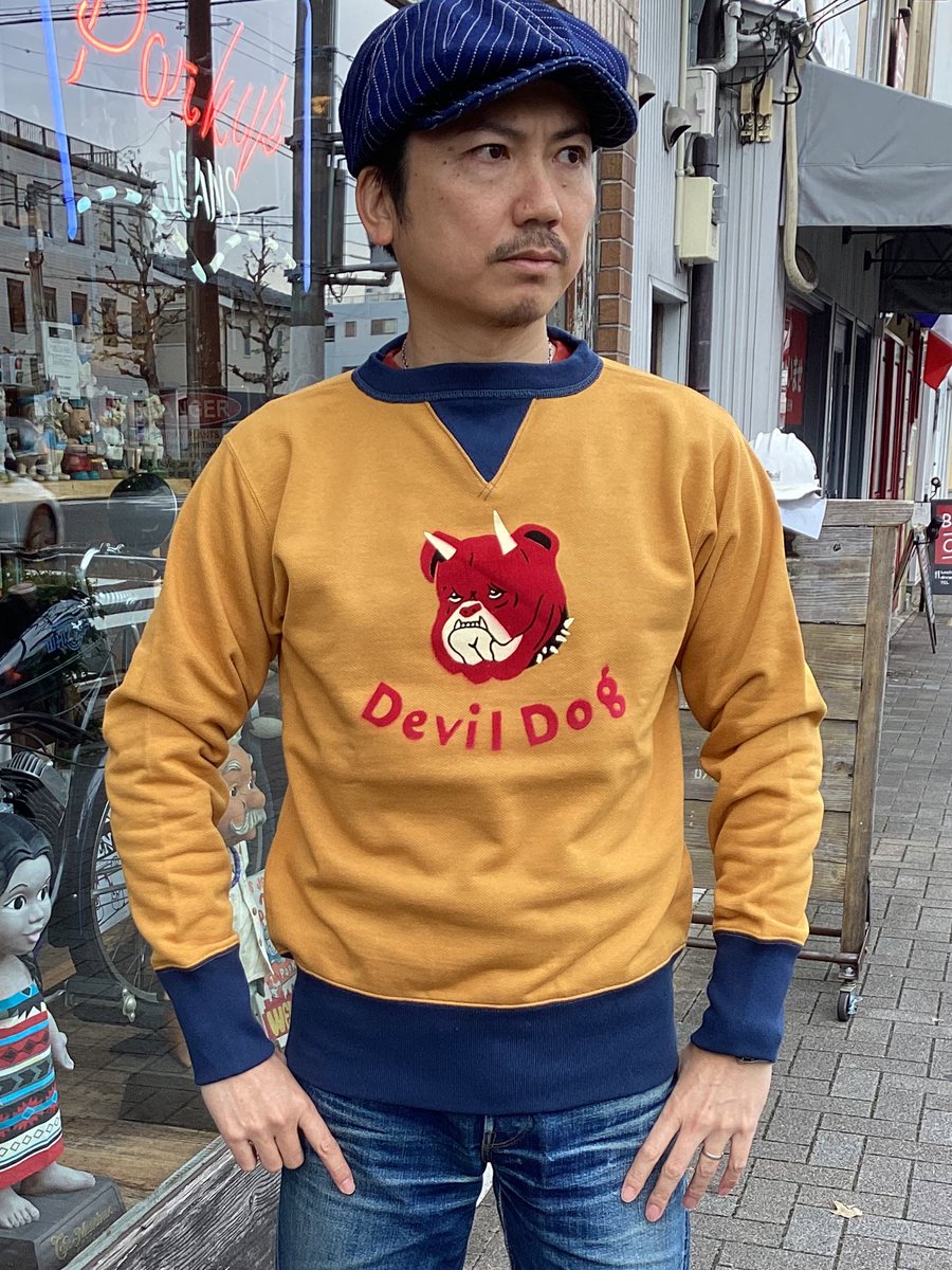 入荷情報！ Freewheelers「“Devil Dog” Double V Sweat Shirt」¥37400