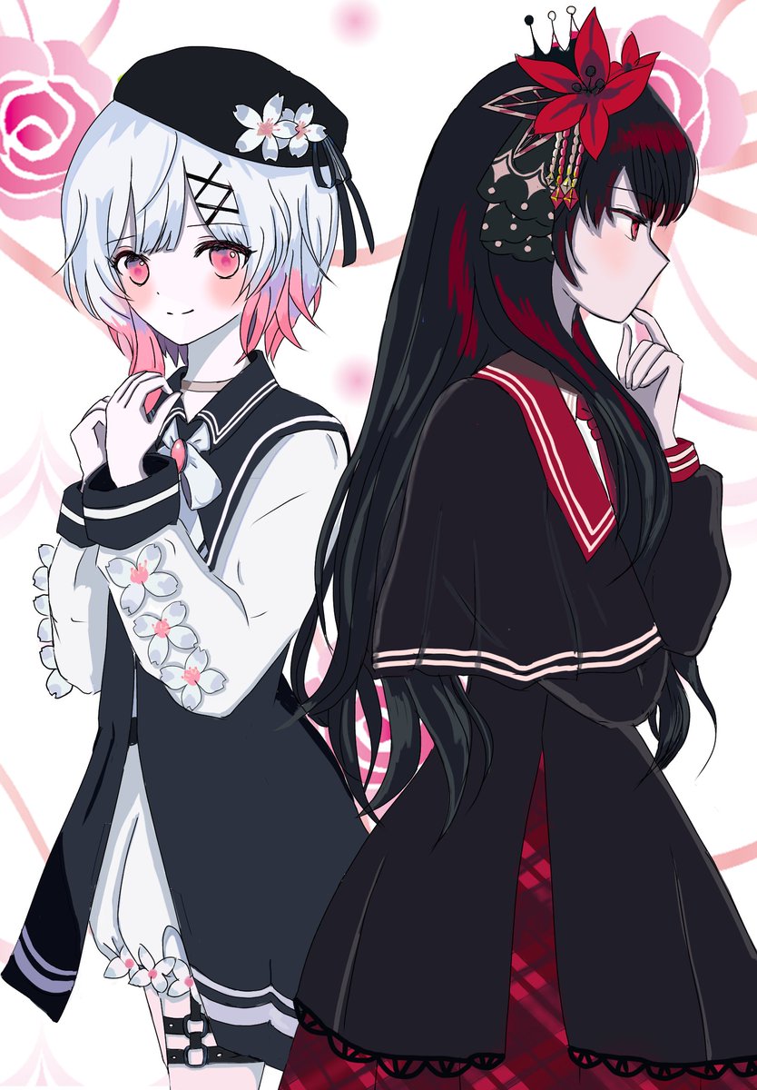 エマヒロは並べるだけで絵になる… #まのさば二次創作 #魔法少女ノ魔女裁判