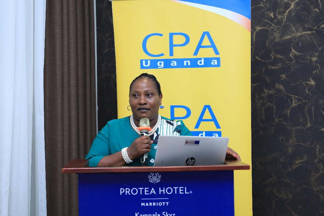 Ms Zalikah Beatrice Nabateregga delivered a powerful research paper on how Artificial Intelligence is redefining the accountancy profession and reshaping its future.

She emphasised that while AI brings unprecedented opportunities for accuracy, speed, and strategic