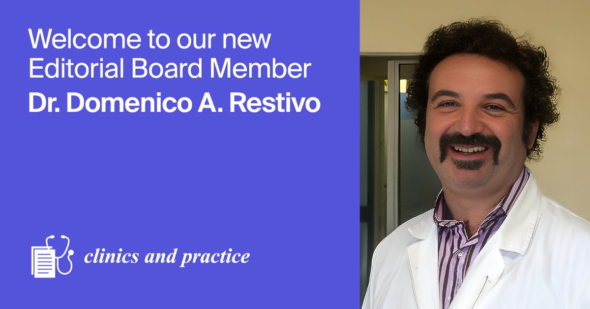 We are delighted to welcome Dr. Domenico A. Restivo to our team as an Editorial Board Member! 🎉👏
His exceptional expertise and dedication will play a key role in driving innovation and excellence in our work.
#ClinicsAndPractice #MedicalResearch #EditorialBoard