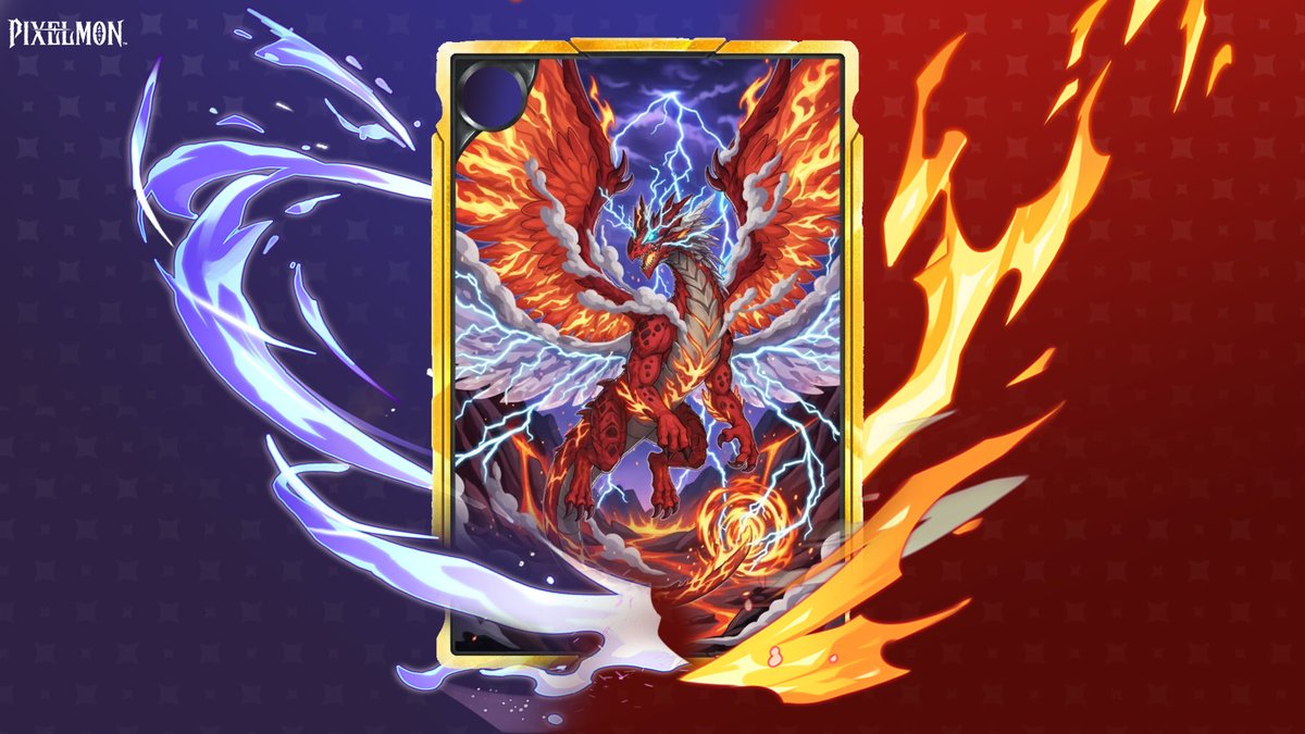 If Vulcanos and Soraken ever combined, the result would be pure elemental chaos. What do you think of this fusion?

#pixelmontcg