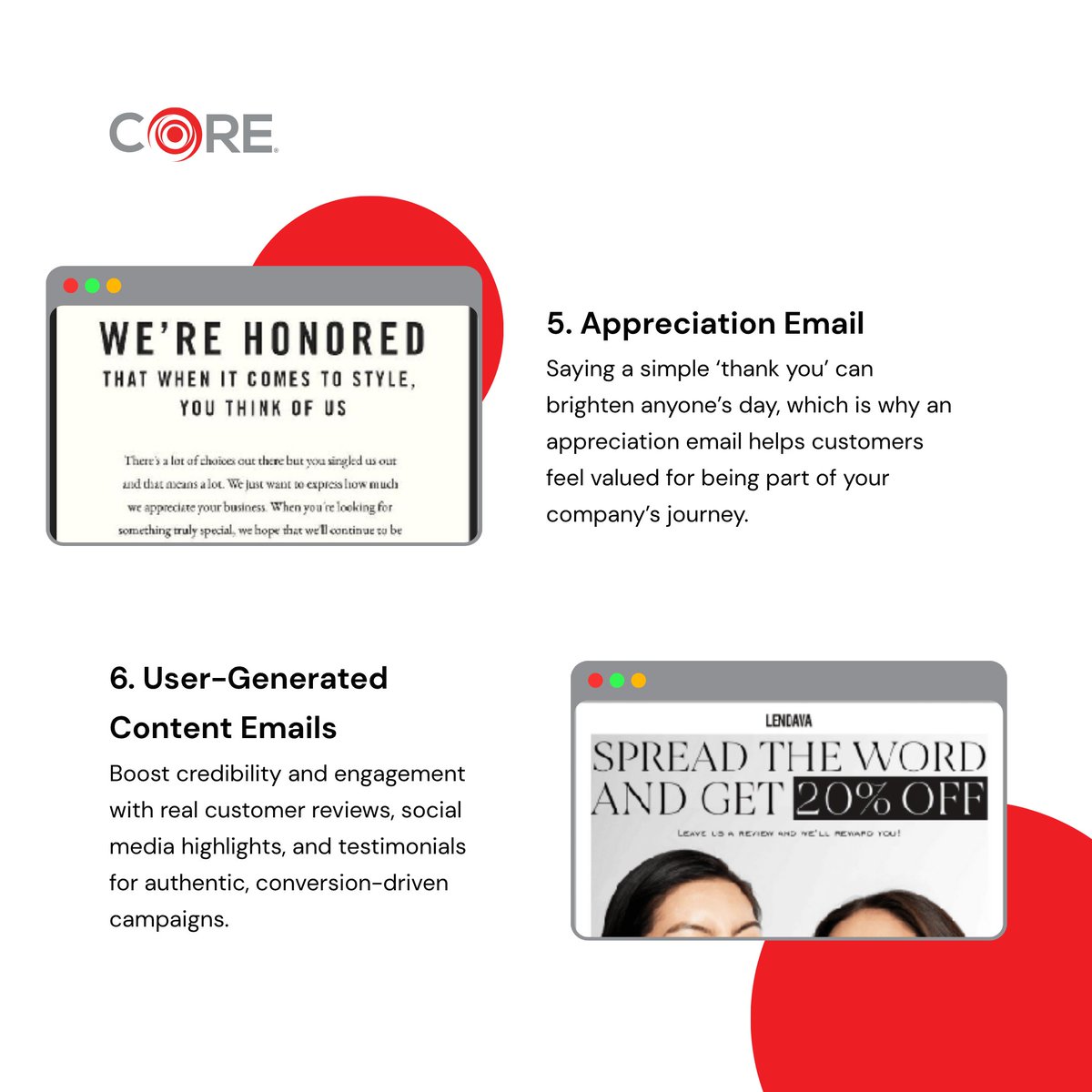 onecoredevit's tweet image. The best emails don’t just sell — they connect.

A warm welcome, a simple thank-you, a “we still care.”

That’s how you turn clicks into loyal customers.

📩 Read more: onecoredevit.com/news-and-insig…

#OneCOREDevIT #CORESolutions