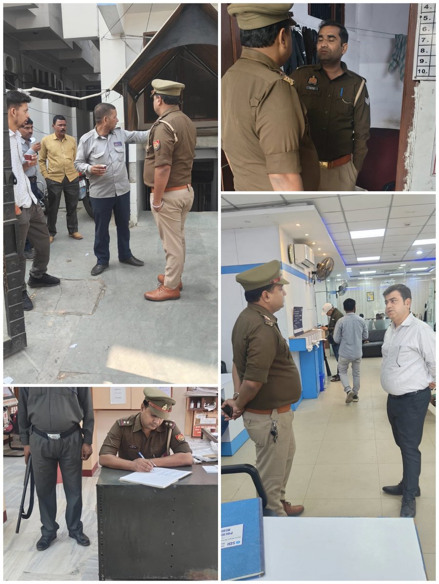 <a href="/dcpcentrallko/">DCP Central Lucknow</a> के कुशल निर्देशन में थाना हसनगंज द्वारा क्षेत्र में पड़ने वाले बैंको की सघन चेकिंग अभियान चलाया गया,सेफ्टी अलार्म/ CCTV कैमरे चेक किए गए व सिक्योरिटी गार्ड को दिये गए दिशा निर्देश।
#Lkopolice <a href="/Uppolice/">UP POLICE</a>
<a href="/lkopolice/">LUCKNOW POLICE</a> <a href="/dgpup/">DGP UP</a> 
<a href="/adgzonelucknow/">ADG Zone Lucknow</a> <a href="/LoJcp/">JCP L&O LUCKNOW</a> 
<a href="/112UttarPradesh/">Call 112</a>