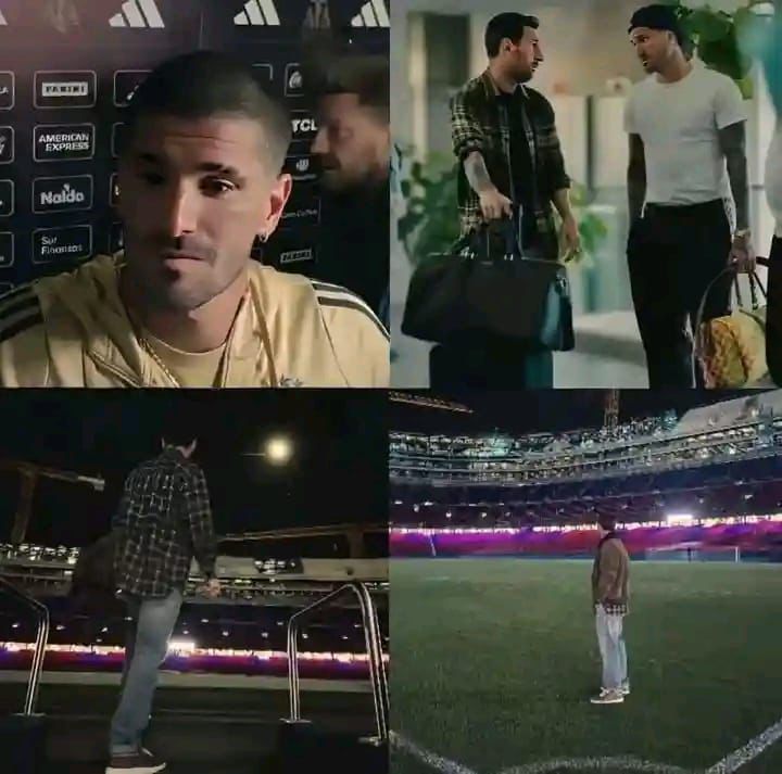 🚨🗣️ Rodrigo De Paul: “Before we flew to Argentina, Leo suddenly said with that calm smile: ‘De Paul, first we’ll pass through Barcelona… I want to see Camp Nou.’ I thought he was joking — but he wasn’t.

We took a private jet from Miami, and almost no one knew we were there.