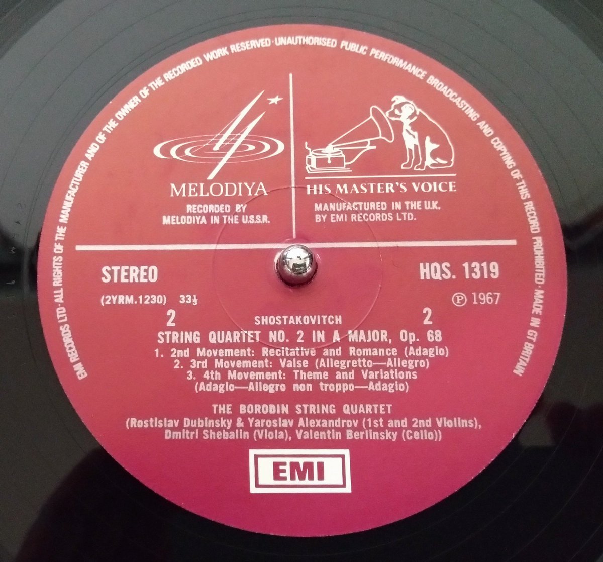 ショスタコーヴィチ没後50年 1944年11/14 弦楽四重奏曲第2番イ長調が