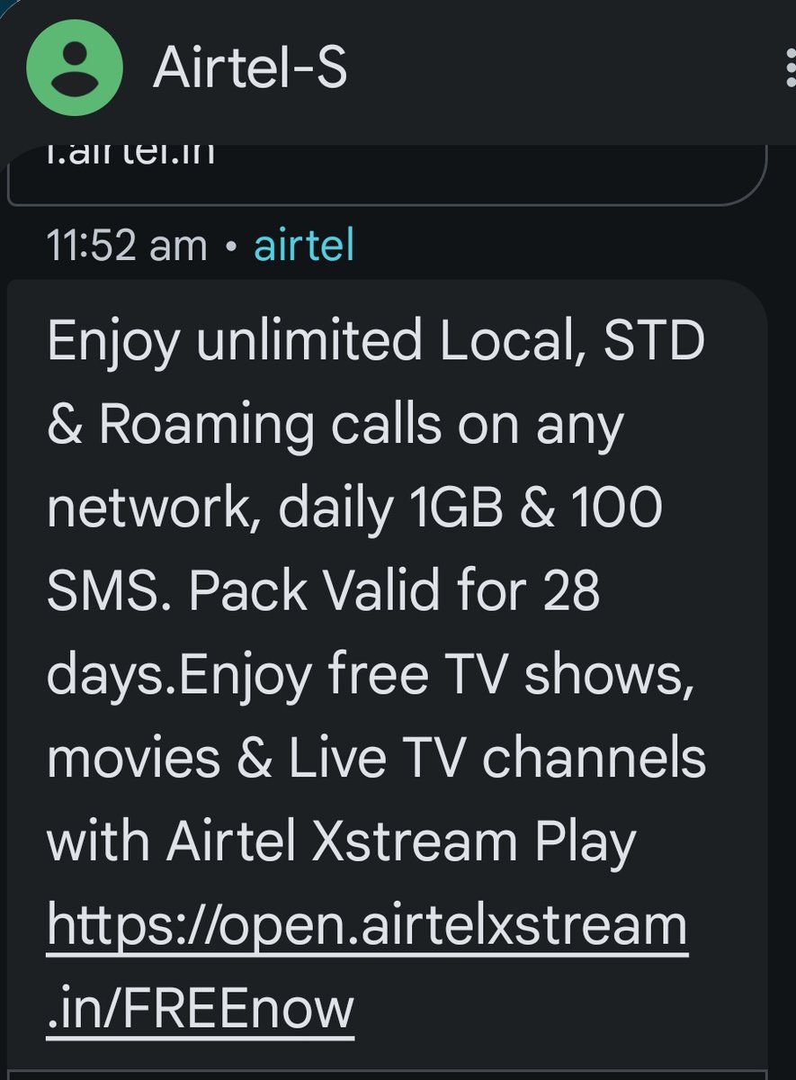 TMZohn's tweet photo. What is this extra bogus by @bhartiairtelfdn in 1.5gb per day recharge. Where is Trai regulation @TRAI for fair transactions. What do you mean extra .5gb like giving free to your customers. Don't try to play cheap marketing skills Sunil ji. We are not begging for your services. https://t.co/5yOstS7Bq5