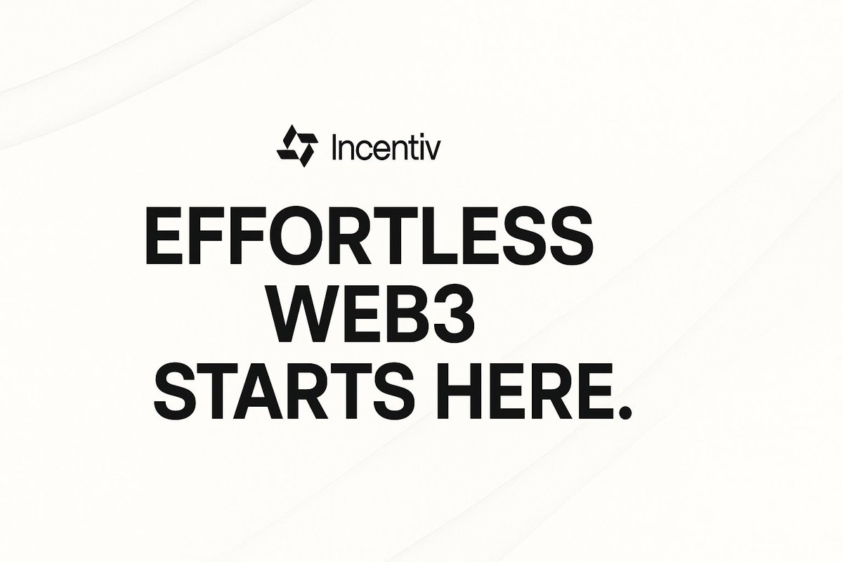 Prospace01's tweet image. Web3 onboarding is still way too complicated — and that’s exactly what @Incentiv_net is solving.

EVM-compatible, simple wallets, gas paid with any token, and a reward model built to give value back to users &amp;amp; builders.

Testnet is live 👇
testnet.incentiv.net