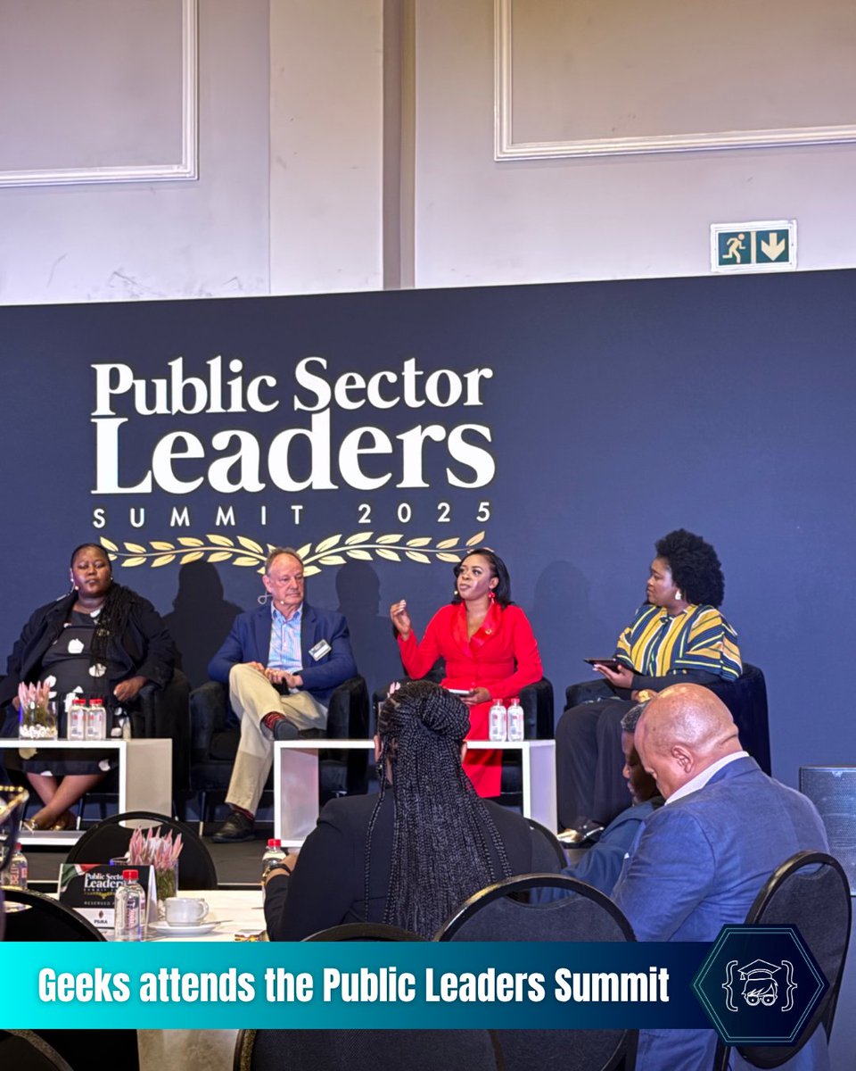 geeks4learning's tweet image. Grateful to @TopCoMedia for inviting us to the Public Leaders Summit!
Over the past two days, it was truly insightful and encouraging to hear from South Africa’s thought leaders advocating for change, collaboration, and a bold vision for our future.