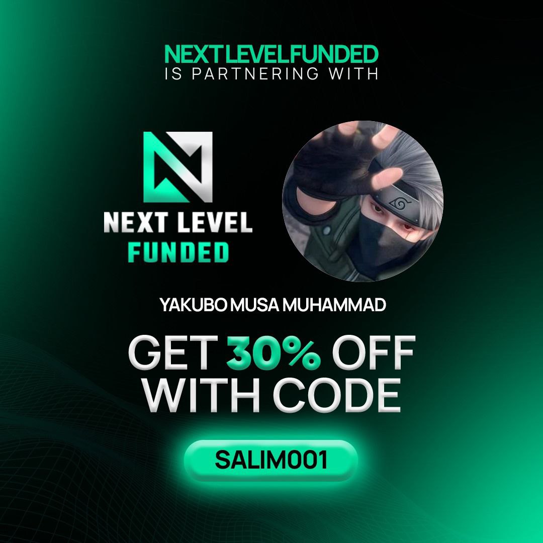 I’m thrilled to announce my partnership with <a href="/NextLvlFunded/">Next Level Funded</a>
to empower 💪 more traders to grow and succeed. 🚀

📴Unlock 30% OFF any challenge using SALIM001 . 🔥

Trade smart. Trade funded. 

 nextlevelfunded.com

Let's go 🚀