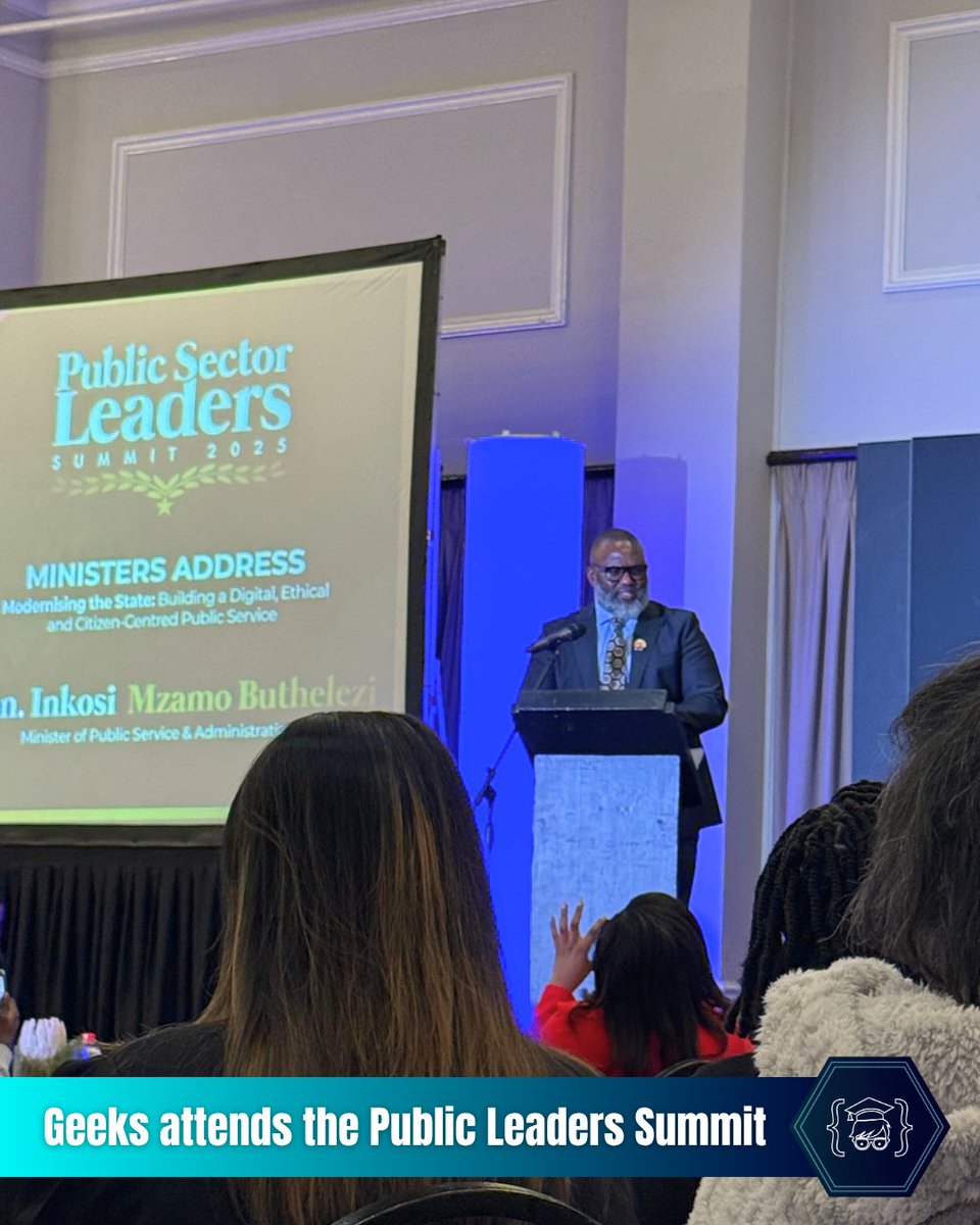 geeks4learning's tweet image. Grateful to @TopCoMedia for inviting us to the Public Leaders Summit!
Over the past two days, it was truly insightful and encouraging to hear from South Africa’s thought leaders advocating for change, collaboration, and a bold vision for our future.