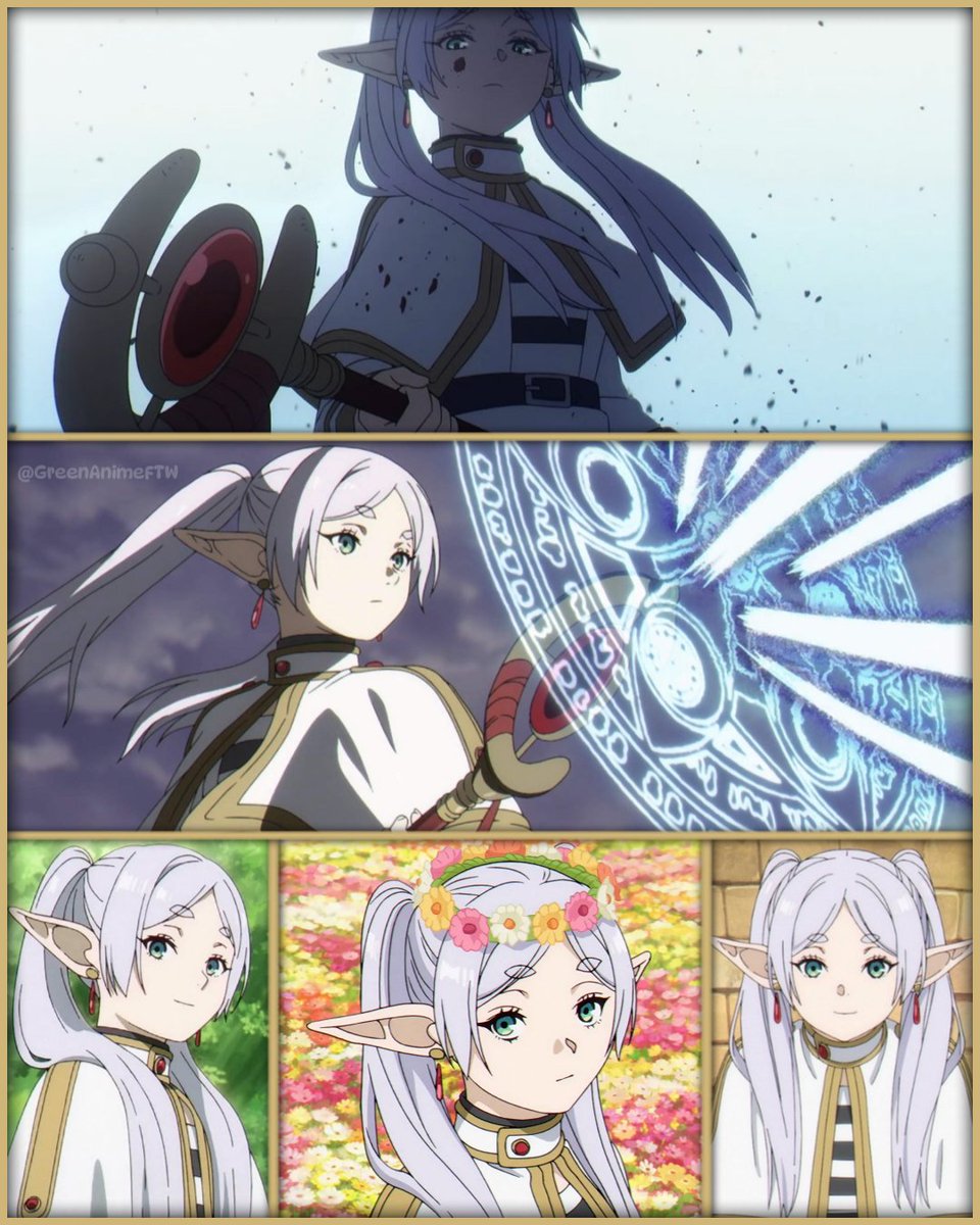 GreenAnimeFTW's tweet photo. Frieren is the best elf 
▬▬▬▬▬▬▬▬
#frieren #frierenbeyondjourneysend #fbje #elf #mage #elfmage #anime #animefan https://t.co/wUqqO2IpKd