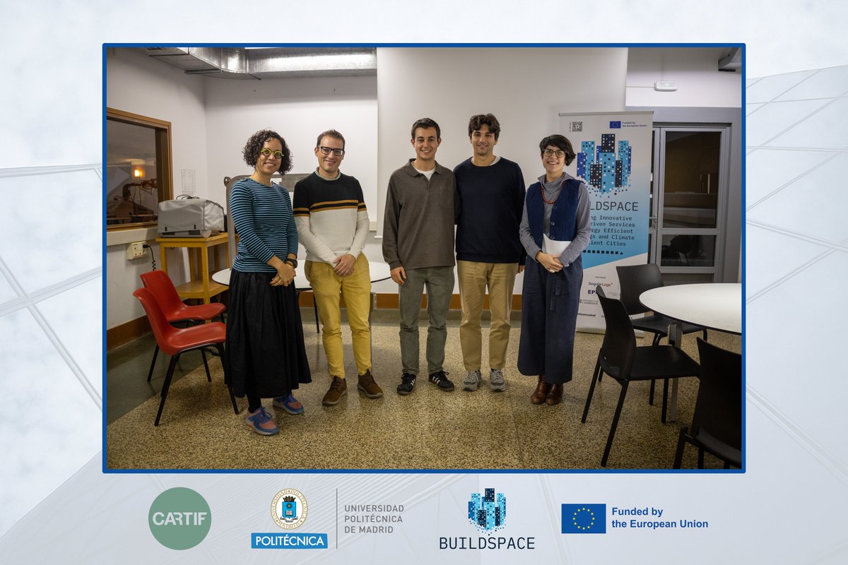 heat_UPM's tweet image. This week we held a productive hackathon at @La_UPM, organised with @CARTIFCT .

Teams worked on challenges using @BUILDSPACE_EU services, from strategic planning to creative communication.

Congrats to the winners, and thanks to everyone who joined! 🚀