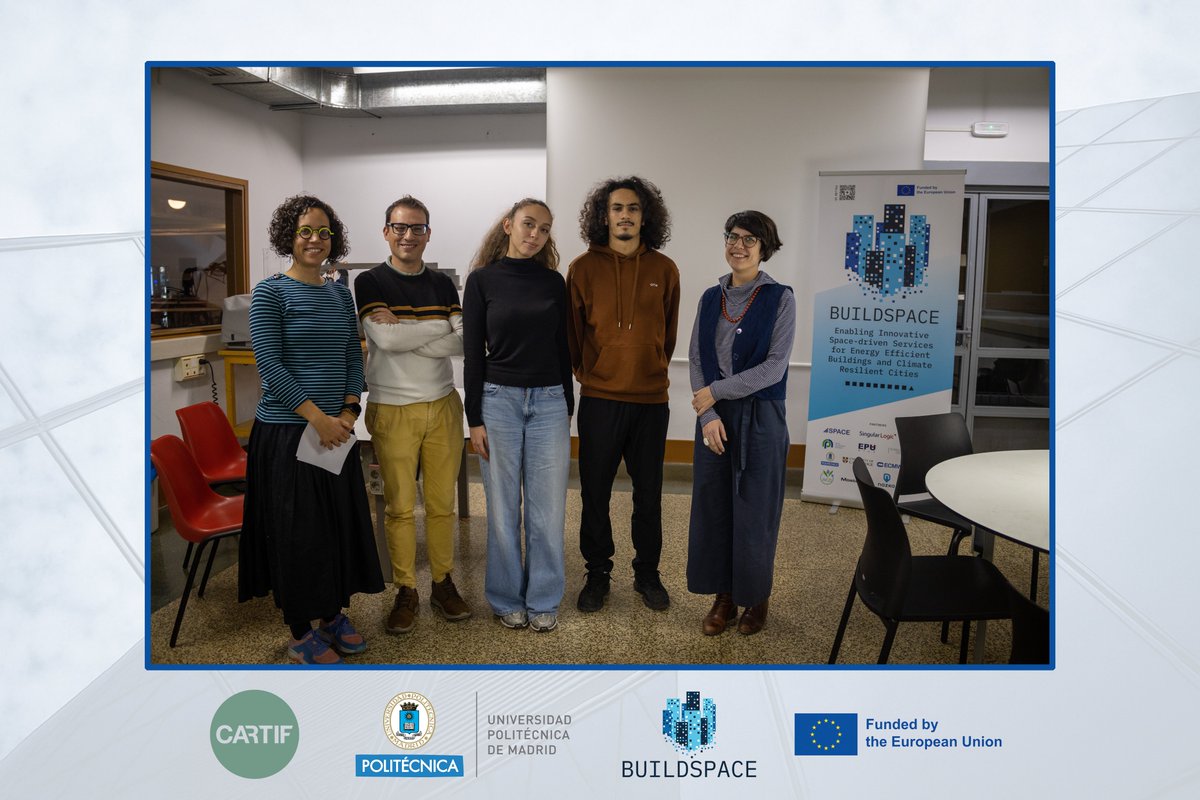 heat_UPM's tweet image. This week we held a productive hackathon at @La_UPM, organised with @CARTIFCT .

Teams worked on challenges using @BUILDSPACE_EU services, from strategic planning to creative communication.

Congrats to the winners, and thanks to everyone who joined! 🚀