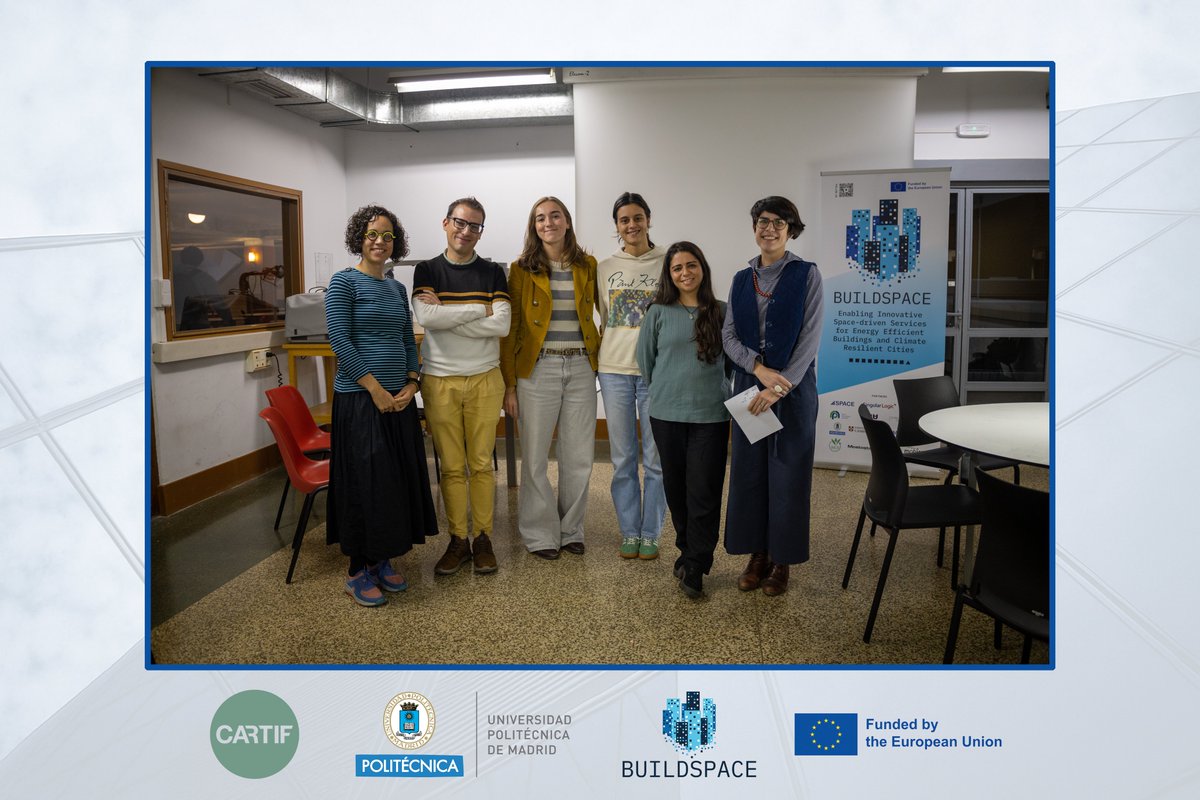heat_UPM's tweet image. This week we held a productive hackathon at @La_UPM, organised with @CARTIFCT .

Teams worked on challenges using @BUILDSPACE_EU services, from strategic planning to creative communication.

Congrats to the winners, and thanks to everyone who joined! 🚀