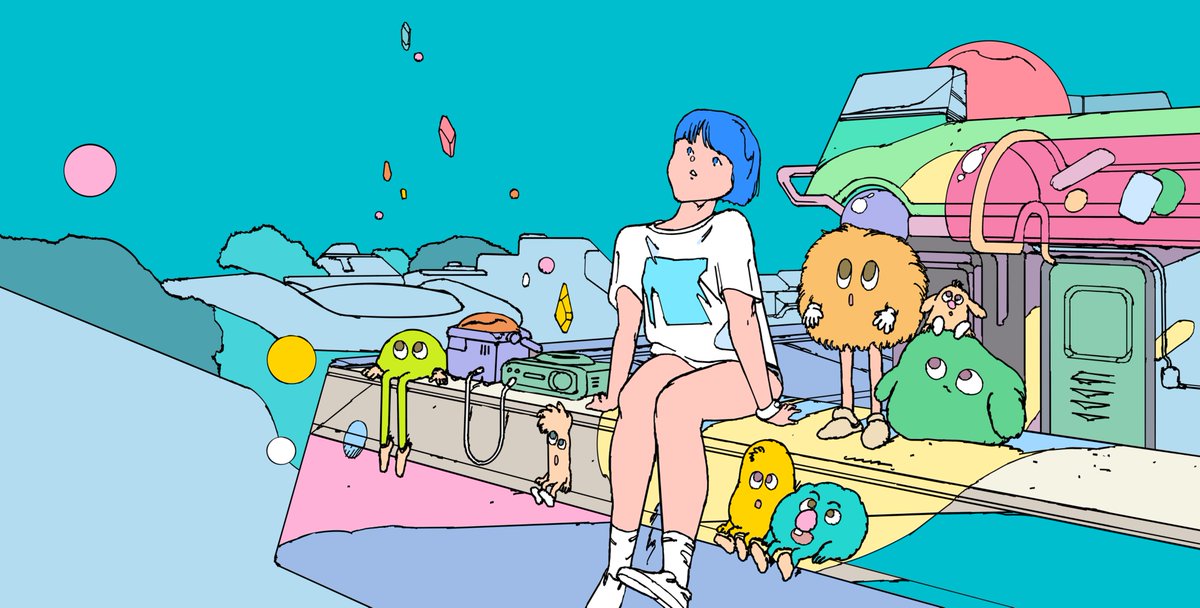 Klippa Kloppaというイタリアの才能あるバンドのために描いたイラスト。
Poster artwork for the Klippa Kloppa album BIJOUX.