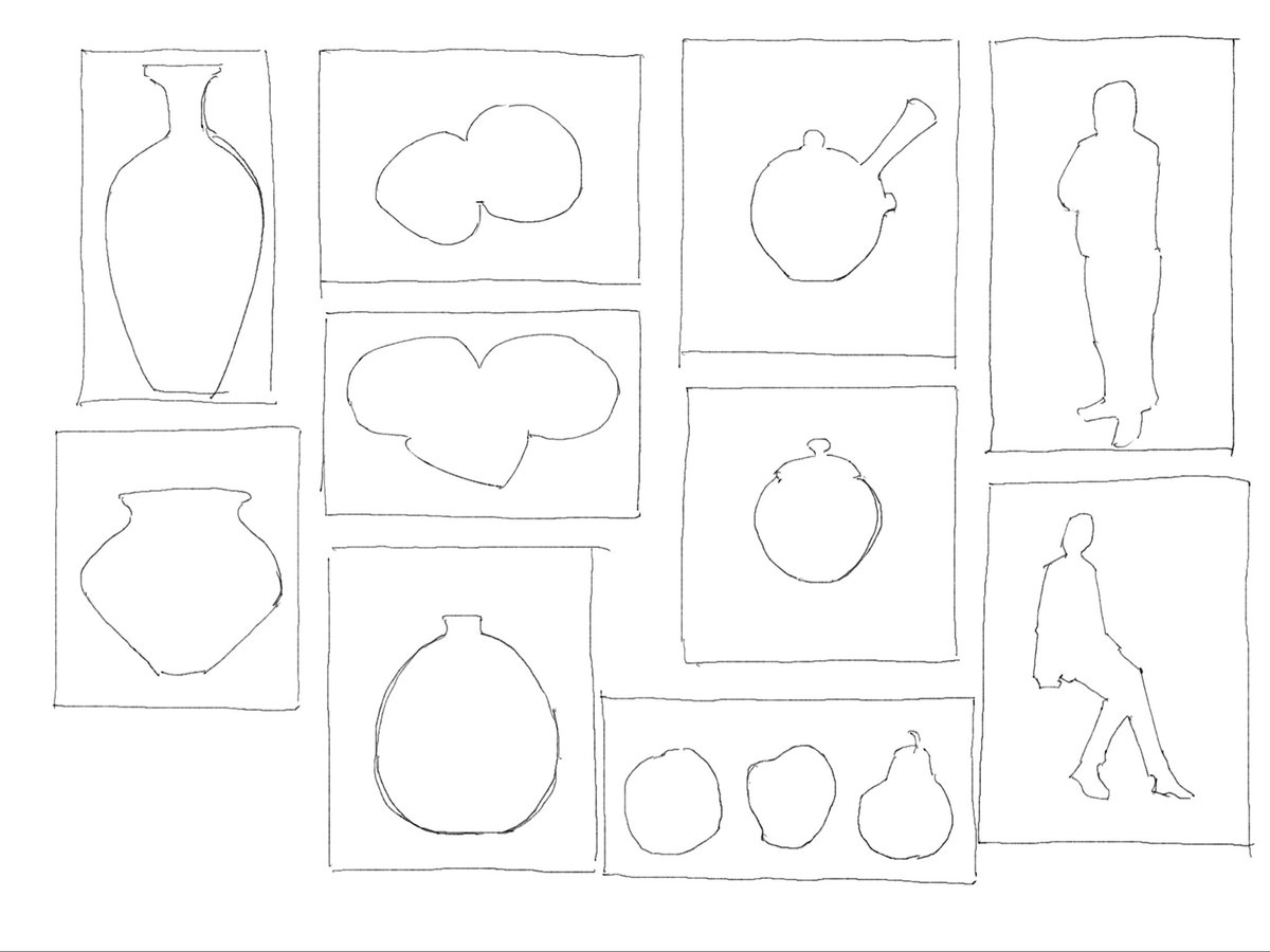 deepseabed's tweet image. シルエットとかは思いこみを捨てるための訓練なんだろうね。以前どなたかがおっしゃっていた、じぶんのなかの下手くそなディレクターをまずクビにしろ、という。クビにしたい。
#日々描く #drawing